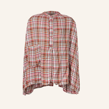 CHEMISE/TUNIQUE - MAROON & PINK - 1100550