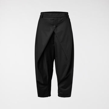 TROUSERS WITH WALLET CLOSURE - BLACK - 923078
