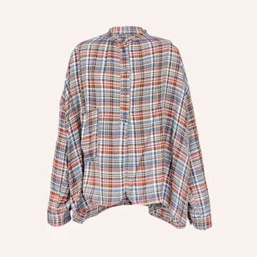 CHEMISE/TUNIQUE - MAROON & BLUE - 1100550