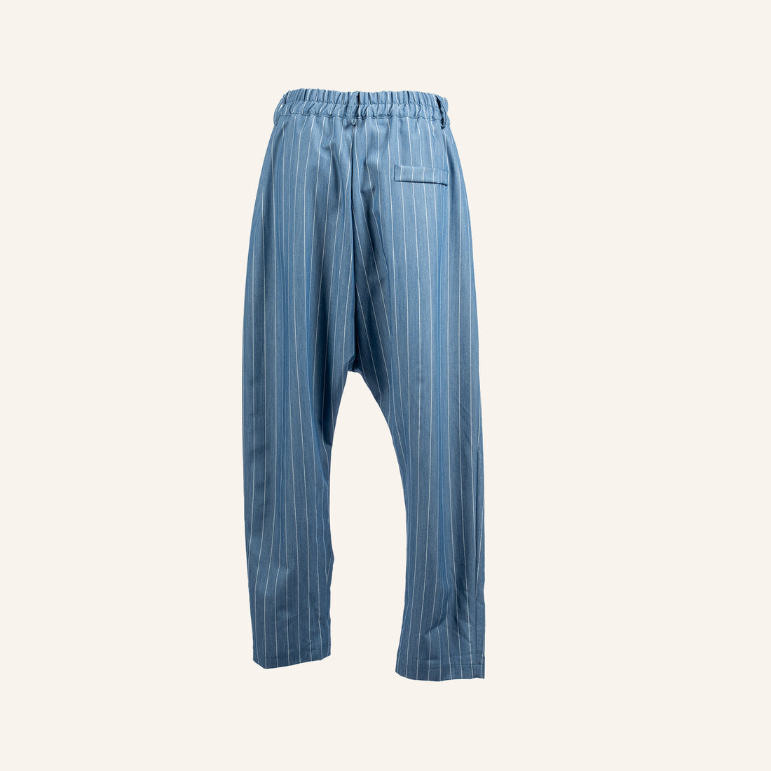 Pantaloni da donna - White & Blue - 6329