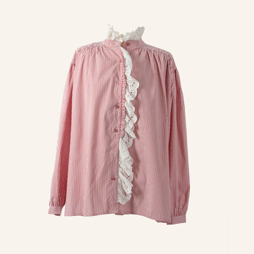 CHEMISE/TUNIQUE - WHITE & RED - 99356