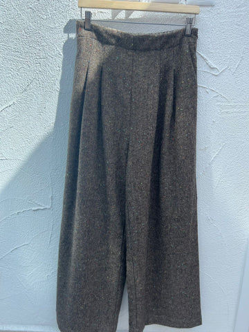 PANTALONE - DARK BROWN - 25MD7368