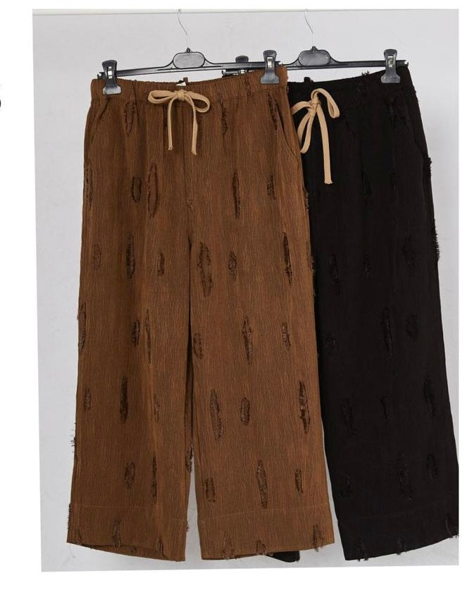 WOMAN TROUSERS - BLACK - 240498