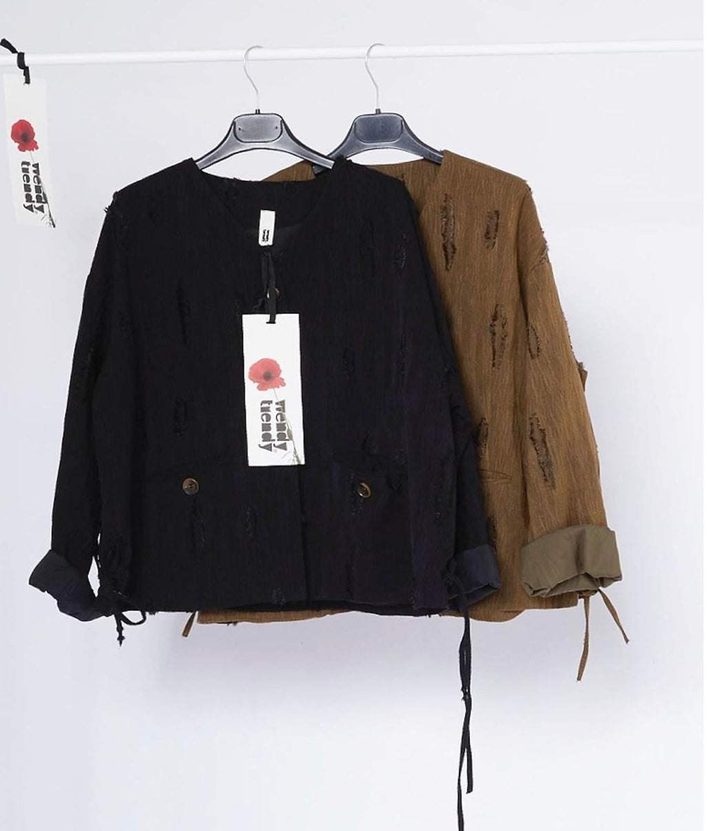 WOMAN JACKET - BLACK - 230258