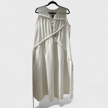 WHITE WOMEN DRESS 124115