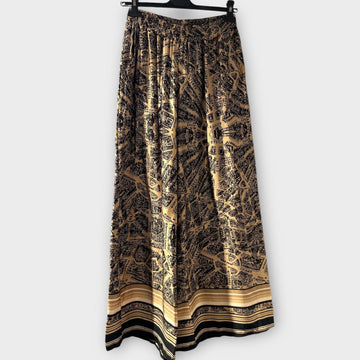 SILK PANT BROWN 16 88095