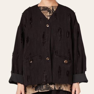 WOMAN JACKET - BLACK - 230258