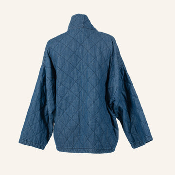 VESTE GILET - DARK BLUE - M0028JEANS