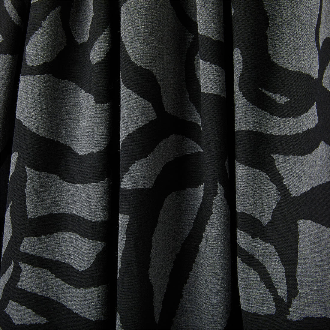 CULOTTE TROUSERS IN PRINTED FABRIC - BLACK - 825006