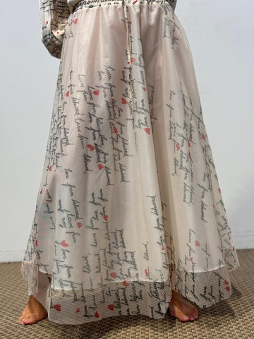 Falda Tul - Off White R.01993
