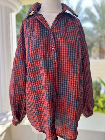Camisa - Burgundy 98021-tsgz