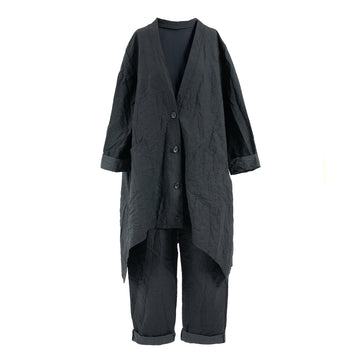 CHAQUETA LONG - 56358 - NAVY BLUE