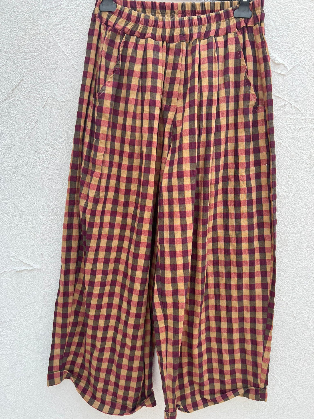 PANTALON - BROWN, MAROON & RED - 9500360a-30065