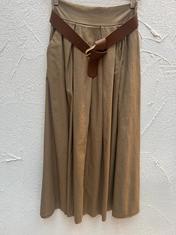 JUPE/SKIRT - BROWN - 52123LEVST