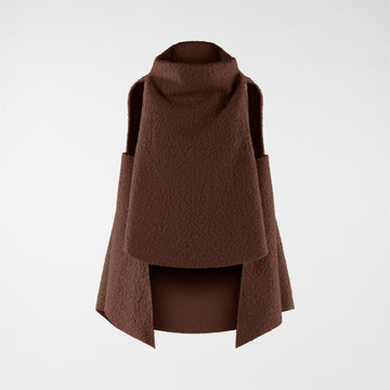 WOMEN VEST BROWN 110184