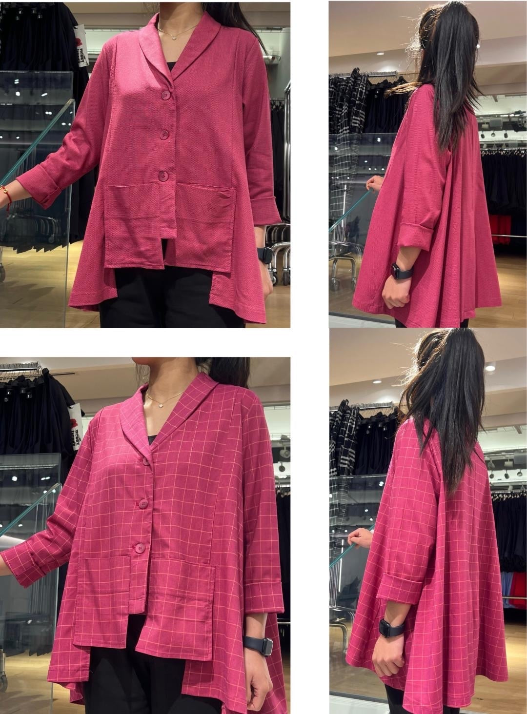 WOMEN JACKET  PINK - 111004