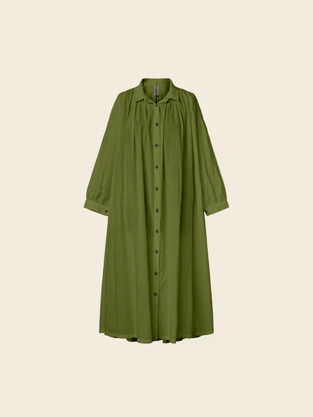 MUD - COTTON MUSLIN CHEMISIER DRESS - 111080