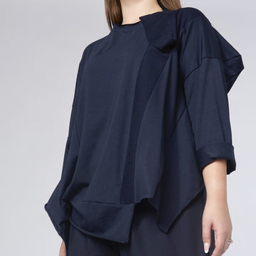 WOMAN T-SHIRT - NAVY BLUE - 125107