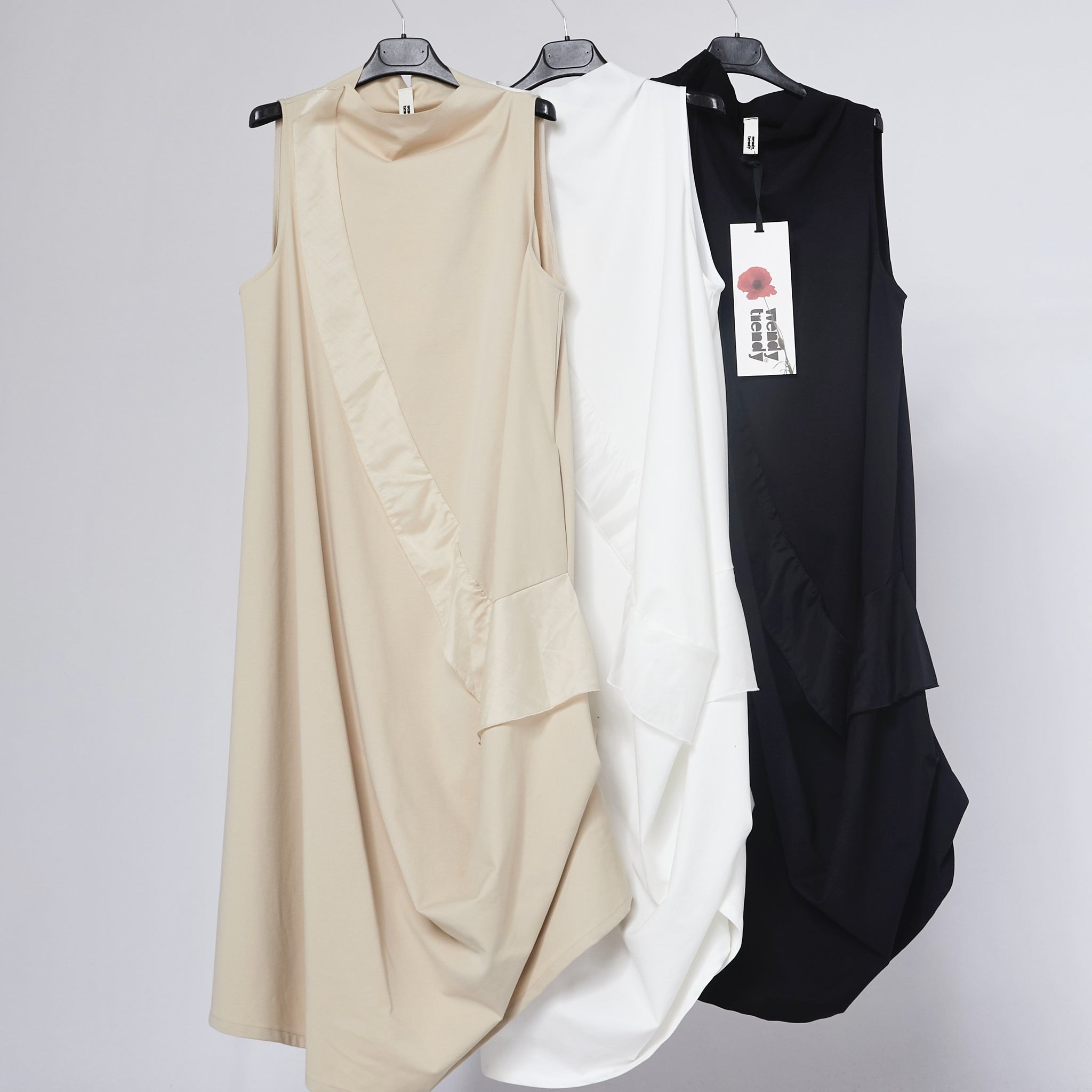 WOMAN DRESS - BEIGE - 125110