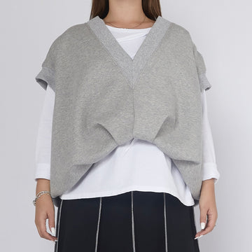 WOMAN GILET - GRAY - 125111