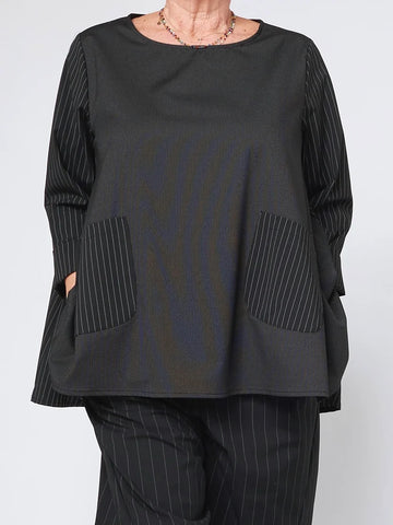 WOMAN SHIRT - BLACK & WHITE - 126000
