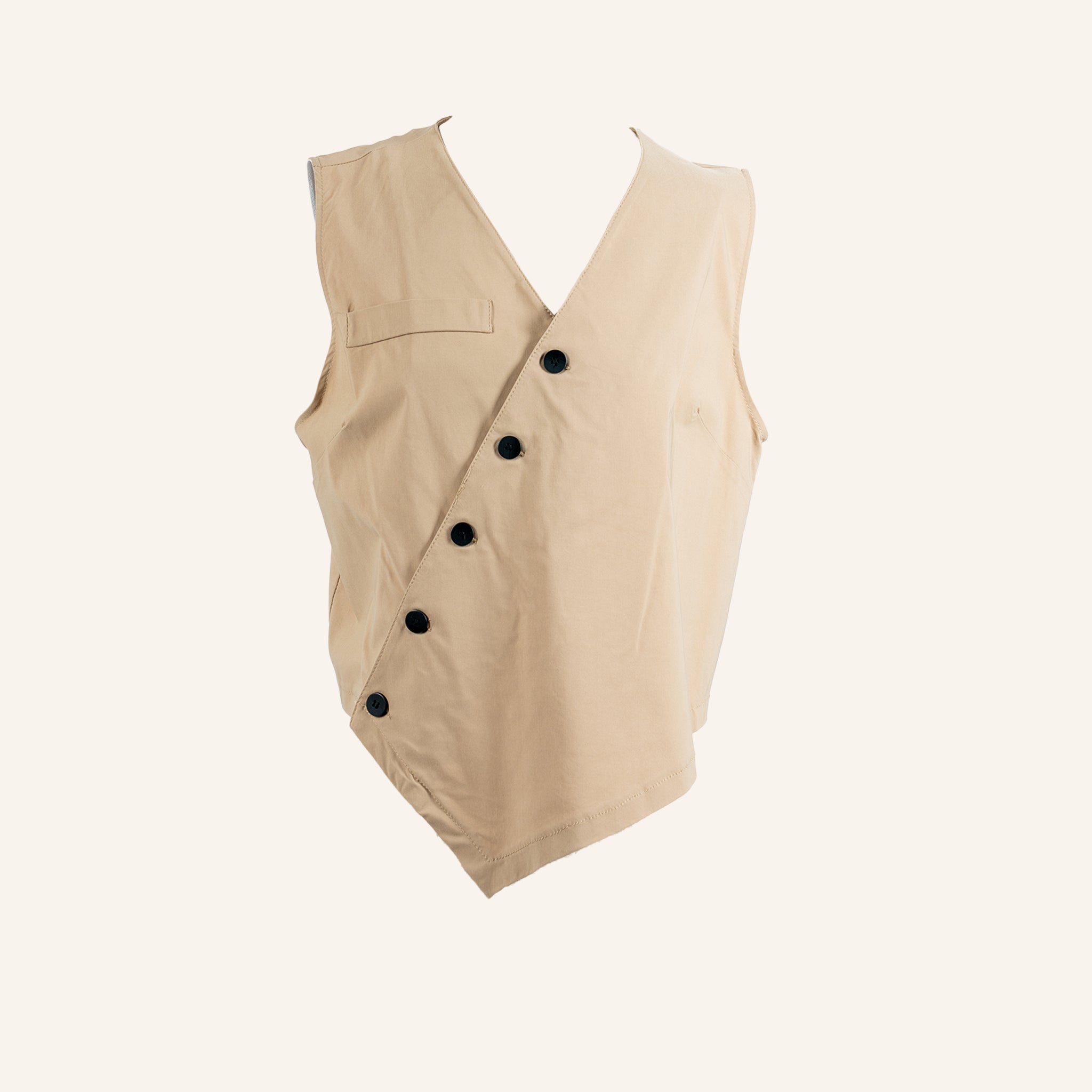 Gilet da donna - Beige - 8941