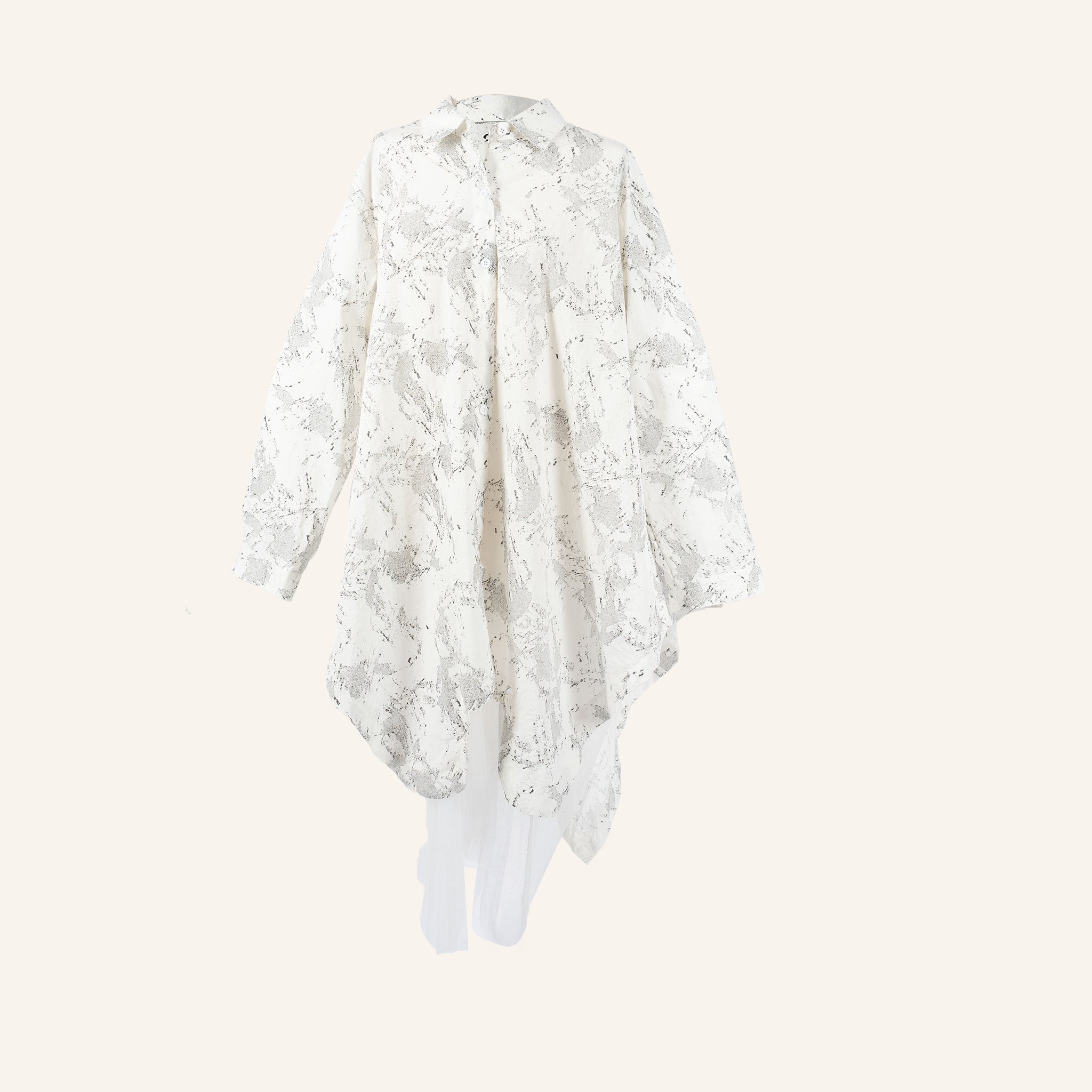 Vestido tull - White - 1590