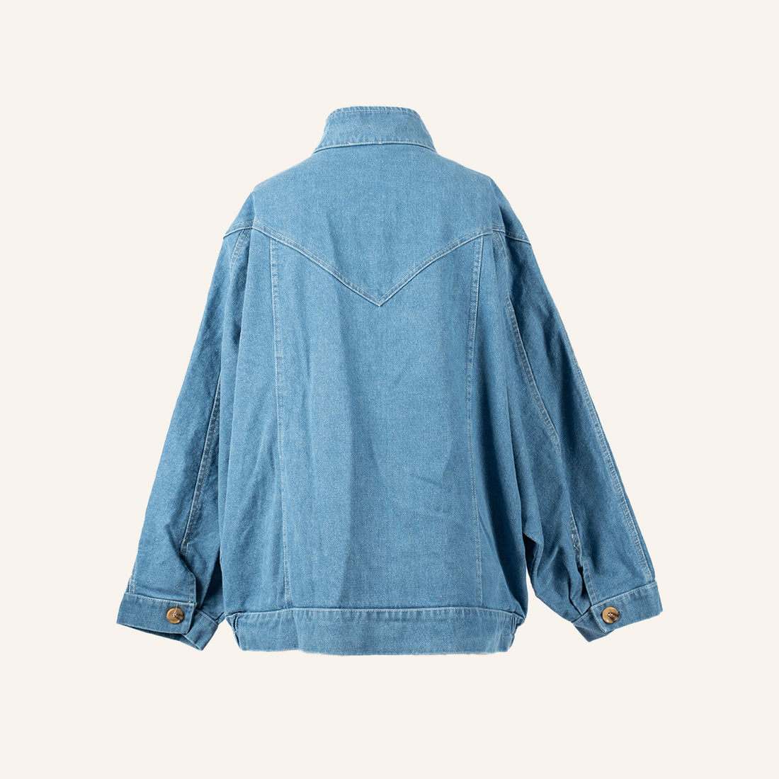 VESTE GILET - DENIM LIGHT BLUE - 97442
