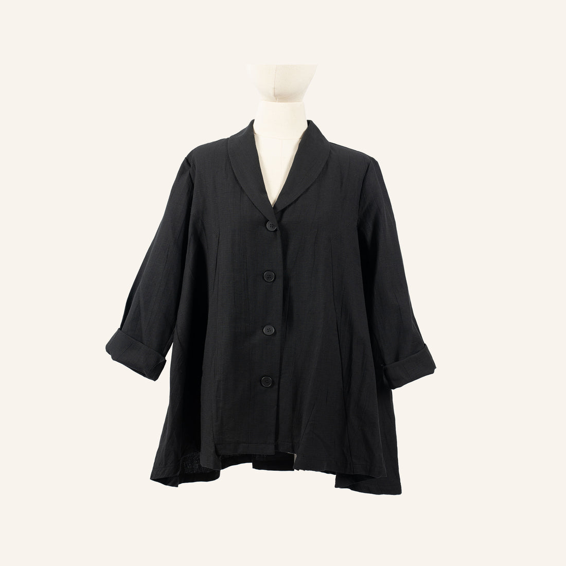 WOMAN JACKET - BLACK - 125036