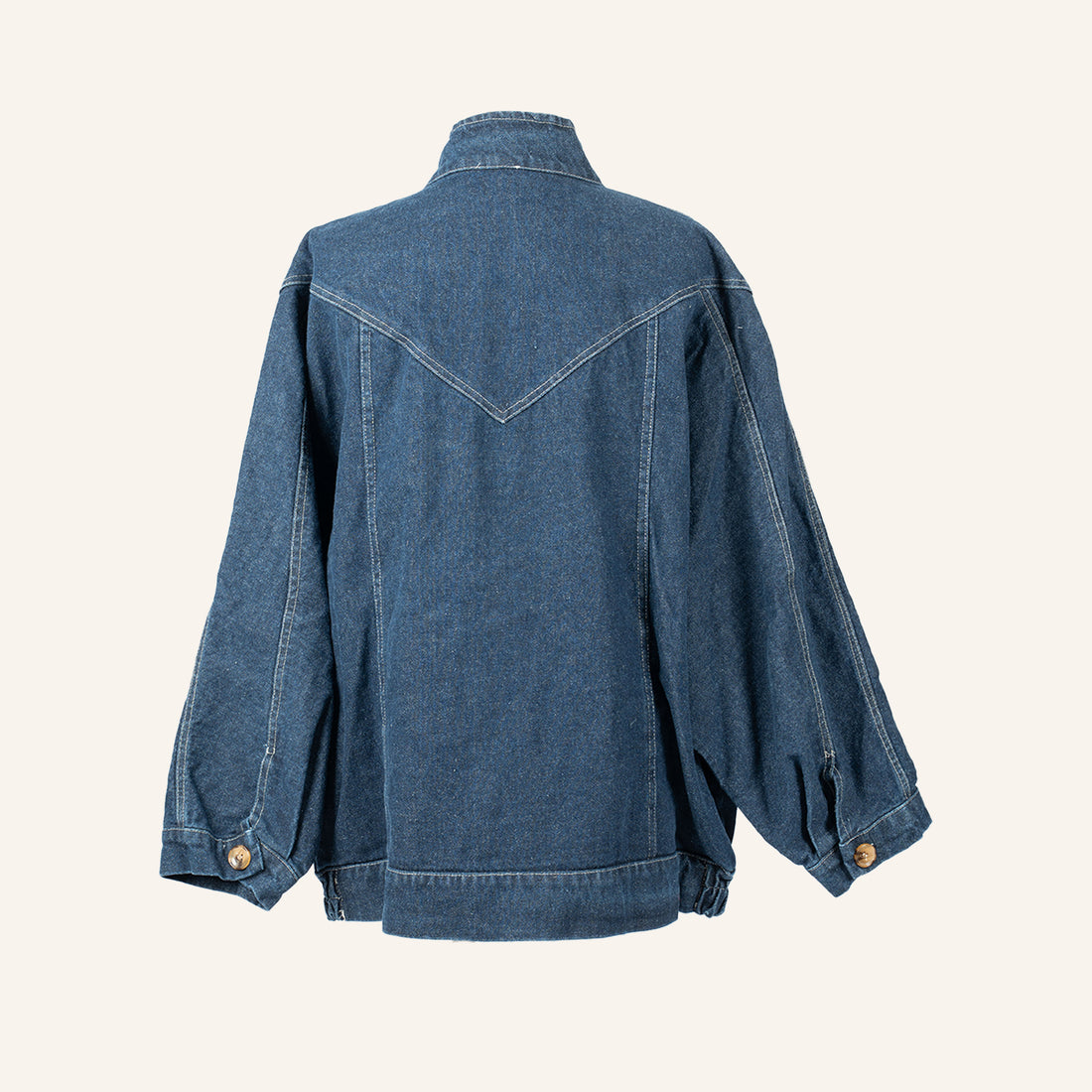 VESTE GILET - DENIM BLUE - 97442