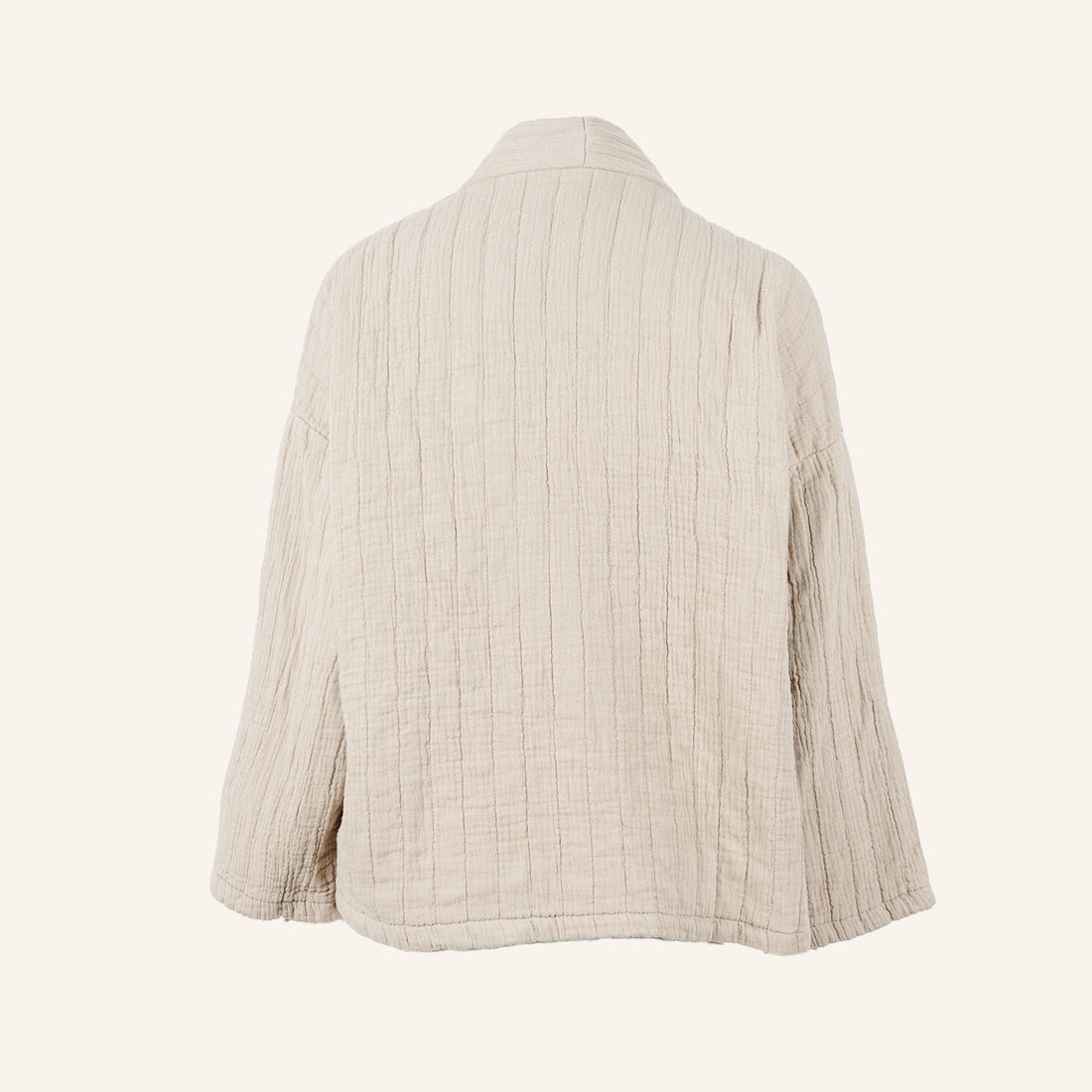 VESTE GILET - CREAM - M0028