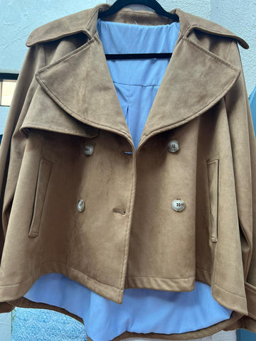 GIACCA C1 - DARK BEIGE - S25J199