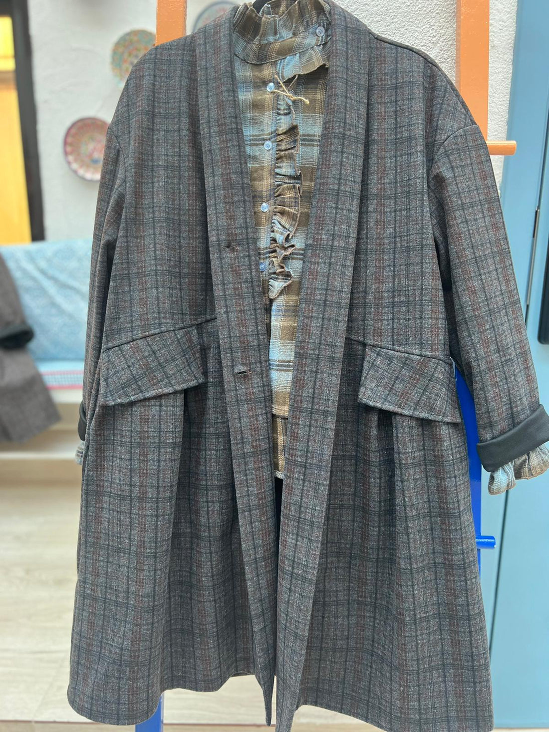 SPOVERINO DA DONNA - BROWN & DARK GRAY - 9210