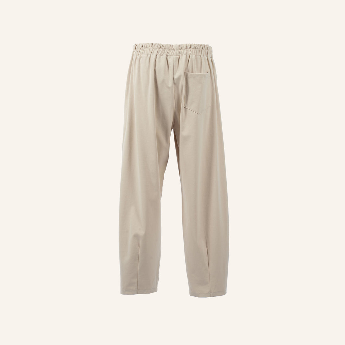 BEIGE - TROUSERS WITH ANKLE PLEATS - 791326