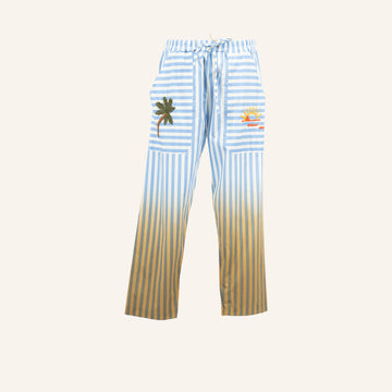PANTALON - BLUE, GOLD & WHITE - M95190KAS