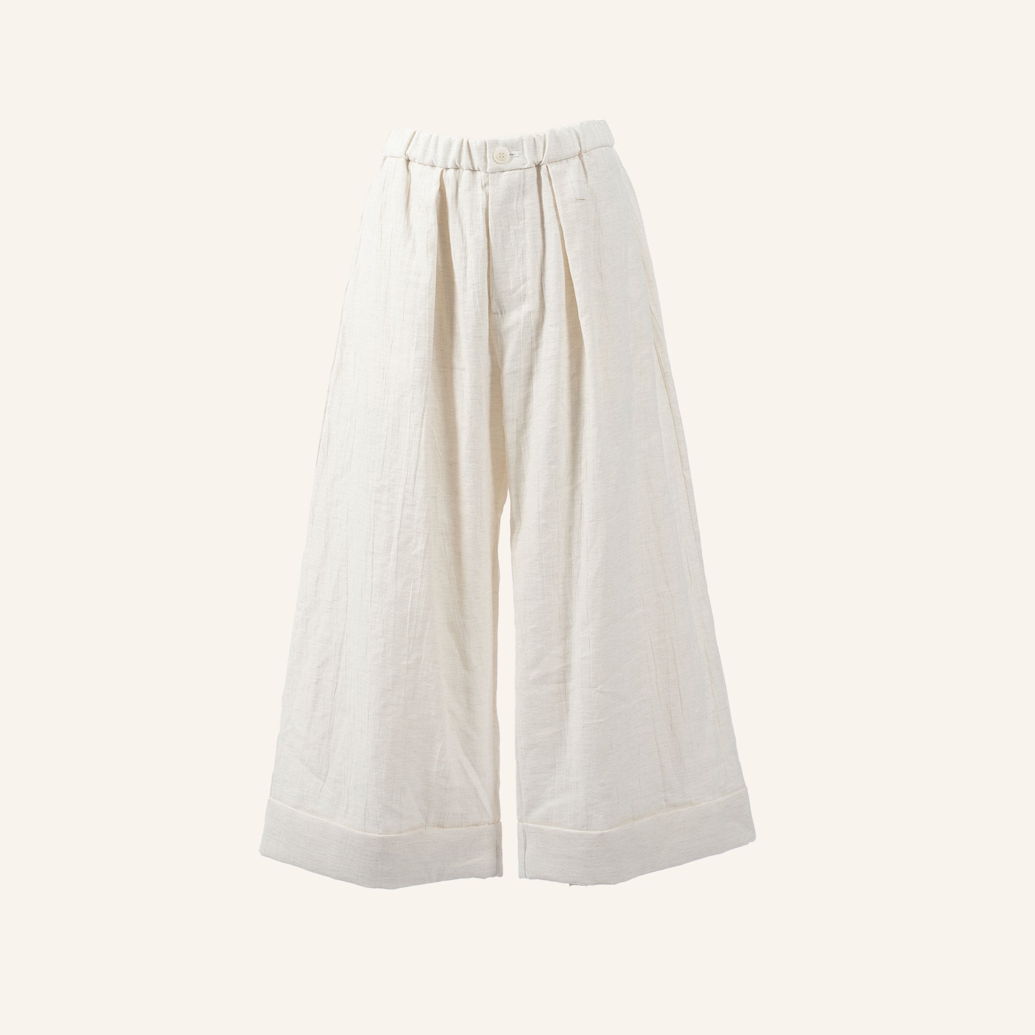 WOMAN TROUSERS - WHITE - 824140
