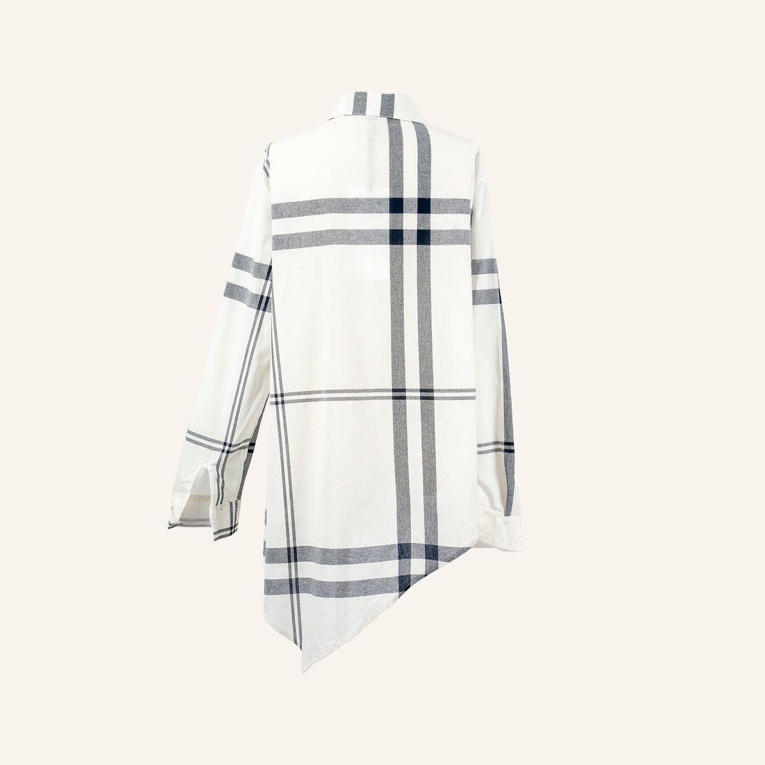 Camicia Da Donna - White & Gray - 9064