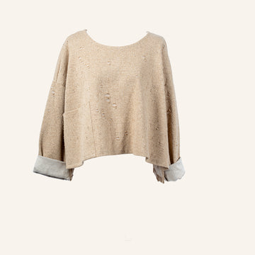Maglia da donna - Beige - 9037