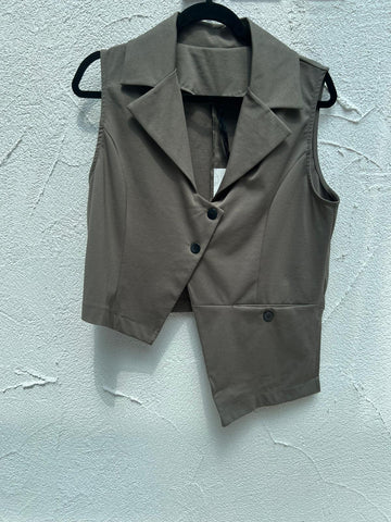 GILET DA DONNA - DARK GRAY - 9318