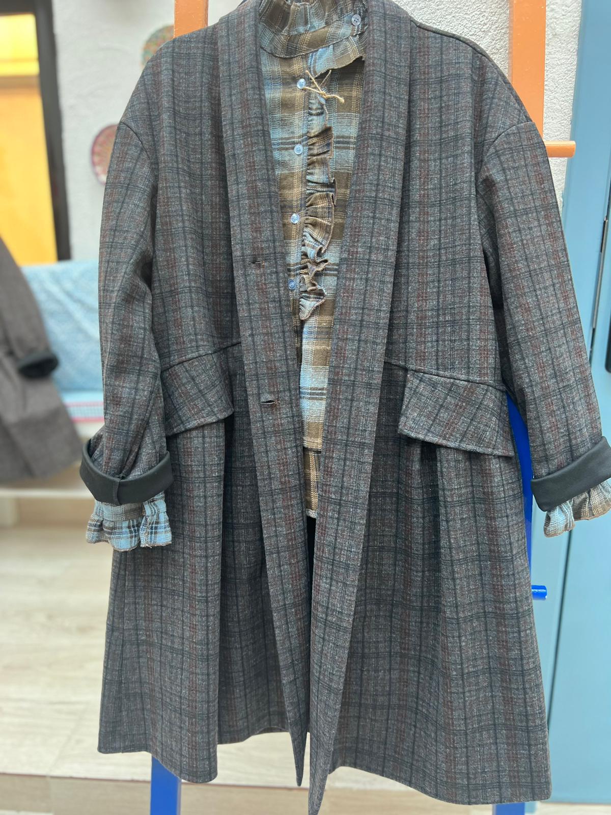 SPOVERINO DA DONNA - BROWN & DARK GRAY - 9210