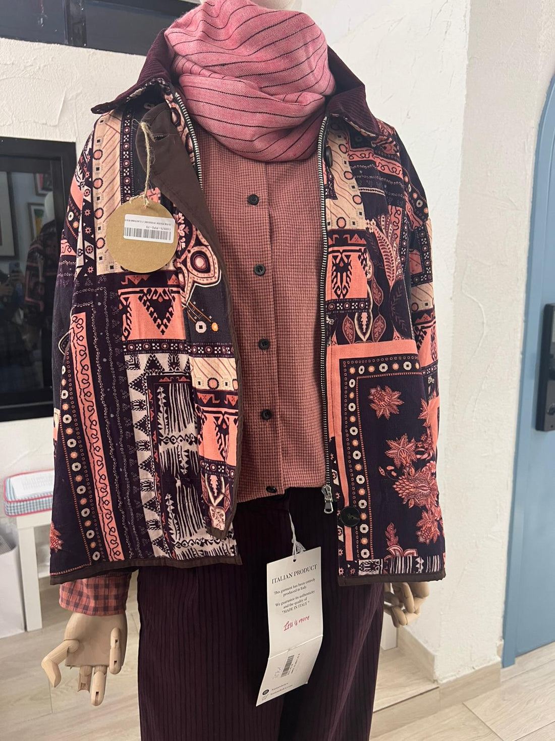 VESTE GILET - 1100979 - VE/FI/S - PINK & PURPLE