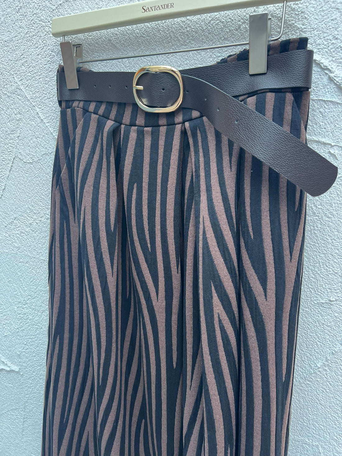 JUPESKIRT - 52123 - PMST - BLACK & BROWN