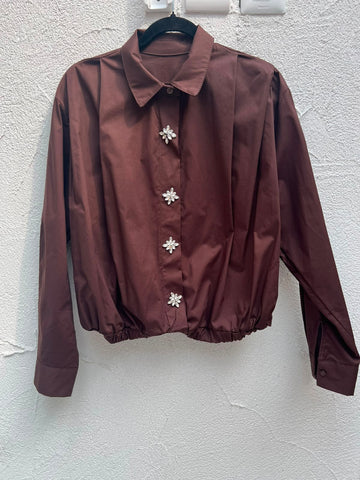 CAMICIA - BROWN - 21608