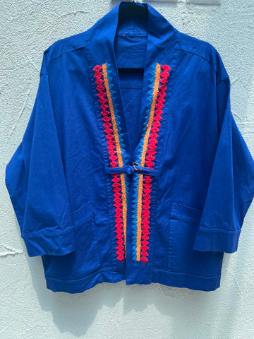 VESTE GILET - BLUE - 1101125ATOSC