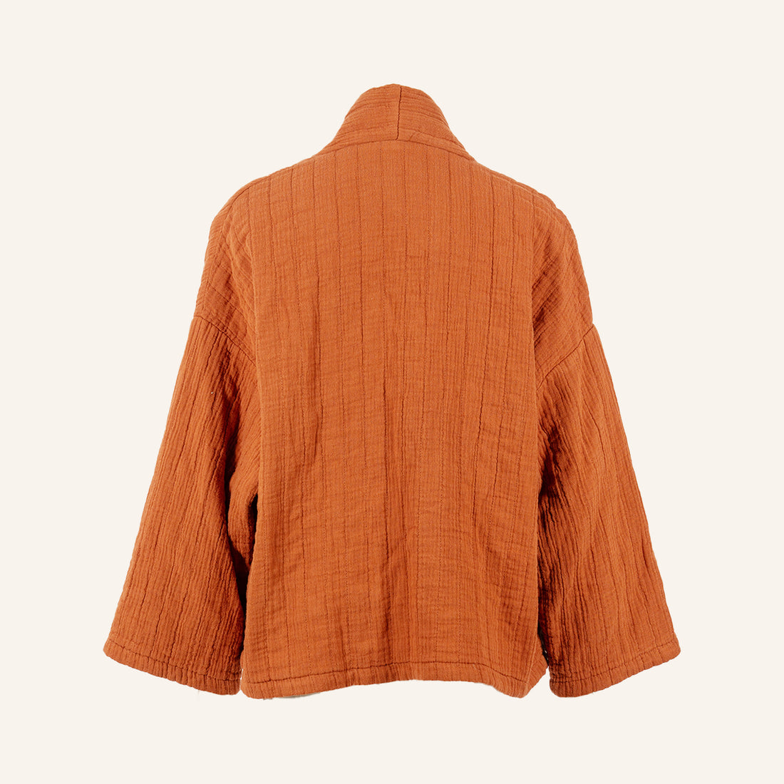 VESTE GILET - BRICK - M0028