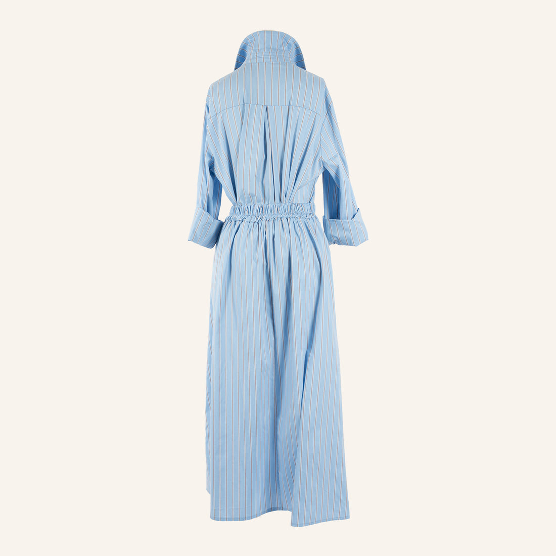 JUPE/SKIRT - SKY BLUE & BROWN - 19323PN12A