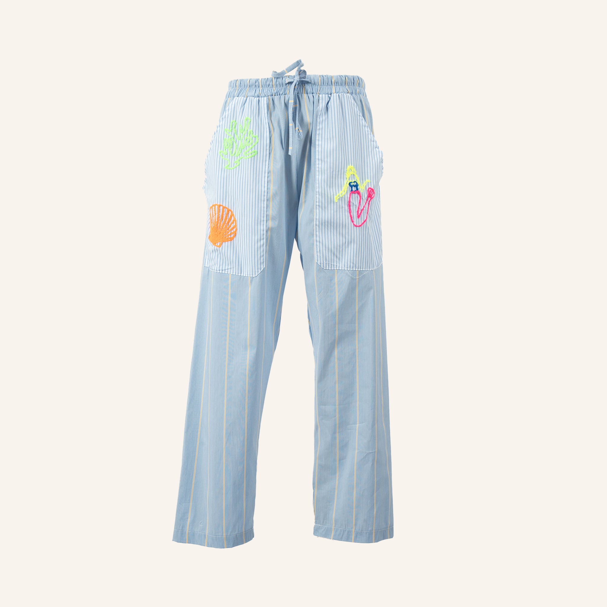 PANTALON - BLUE & YELLOW - M95190B MIX