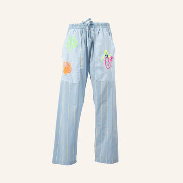PANTALON - BLUE & YELLOW - M95190B MIX