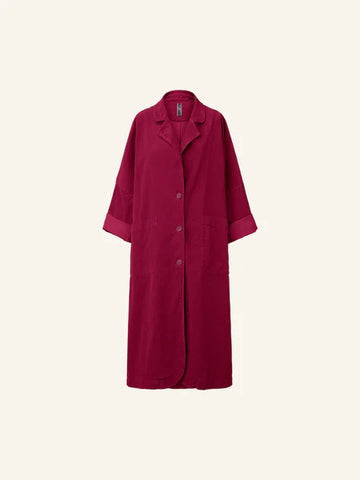 CHERRY- VELVET COAT - 221337