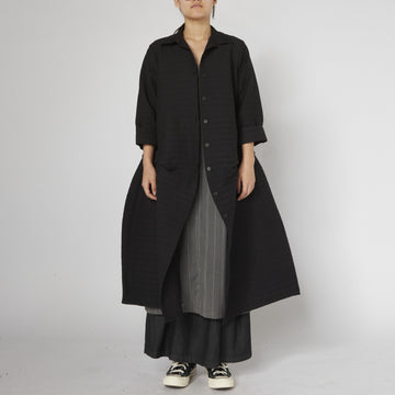 WOMEN COAT BLACK - 224226